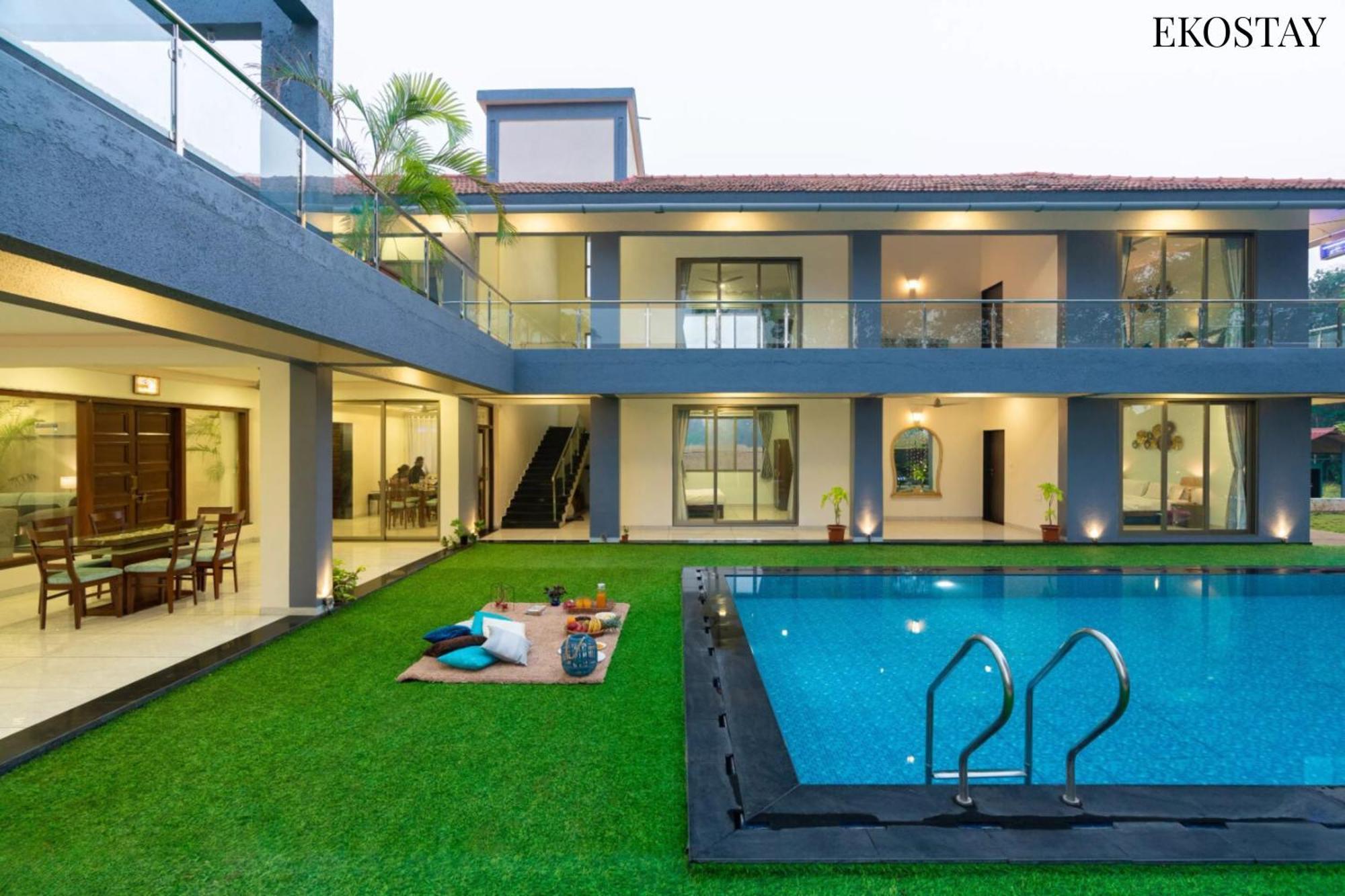 Ekostay Luxe - Casa De Atlantis Alībāg Esterno foto